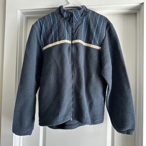Prana Navy Blue Fleece Jacket
